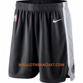 San Antonio Spurs Homme Shorts Noir Nike Swingman